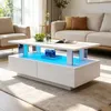 STILVORA Couchtisch Sofatisch LED-Beistelltisch mit Produktbild-Vorschau 1
