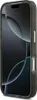 A black phone case with a python pattern is shown from a side angle. Voir les images du produit