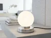 Kleine Tischlampe mit Glaskugel Weiß Ø12cm - LED per Touch Produktbild-Vorschau 9