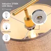 EDISHINE Stehlampe Wohnzimmer Gold, Bogenlampe mit Produktbild-Vorschau 3