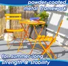 Harbour Housewares 2-Sitzer Sussex Bistro-Set – rund – Produktbild-Vorschau 2