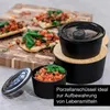 Moritz & Moritz 3x Porzellanschüssel Schwarz Produktbild-Vorschau 4