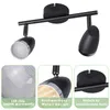 ZMH LED Deckenleuchte Drehbar Modern Schwarze 2 Flammig 8W Produktbild-Vorschau 7
