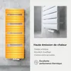doporro Radiateur de Salle de Bain Sèche-Serviette 160x50cm Voir les images du produit 3