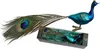 Krebs Glas Lauscha Glasfigur - Pfau mit echter Feder auf Produktbild-Vorschau 1