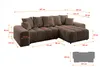 ALTDECOR Ecksofa mit Schlaffunktion und Bettkasten ENIL-L Produktbild-Vorschau 7