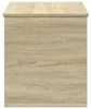 vidaXL Kufer dąb sonoma 100x42x46 cm materiał Podgląd zdjęcia produktu 5