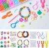 Loom Bänder Set, 1600 Bunt Gummibänder Starter Box Mit Produktbild-Vorschau 2