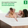 Orthopädische Matratze 90x200 H2/H3 deLuxe 7 Zonen, 22cm Produktbild-Vorschau 8