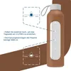 Bouteille en verre Wessper avec housse en silicone – 1 L – Voir les images du produit 3