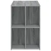vidaXL Scrivania Grigio Sonoma 102x50x75 cm Materiale a Anteprima dell’immagine prodotto 4