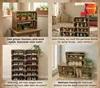 Holzkiste geflammt 40x30x25cm - Obstkiste Regalbox mit & Produktbild-Vorschau 4