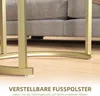 HOMCOM Couchtisch rund 2er Set Stapelbarer Beistelltisch Produktbild-Vorschau 6