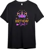 PAULGOS Kinder T-Shirt, Einhorn Birthday Girl Produktbild-Vorschau 1