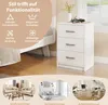 Comodino COSTWAY con 3 cassetti, comodino per letto a Anteprima dell’immagine prodotto 6
