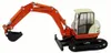 Metalen graafmachine met grote arm 1:50 gegoten model Productafbeelding-voorbeeld 3