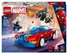 LEGO Marvel Auto da corsa Spider-Man e Goblin Verde Venom - Anteprima dell’immagine prodotto 1