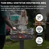 Muntel Holzkohlegrill edelstahl,Säulengrill, BBQ-Grill,inkl Produktbild-Vorschau 5