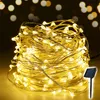 Salcar 10m 100 LED Solar Lichterkette,Weihnachten, Produktbild-Vorschau 1