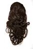WIG ME UP Zopf, lockig, Gummizug, Mittelbraun WK03-6 Produktbild-Vorschau 3
