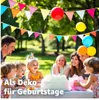100 Meter XXL Wimpelkette bunt - Innen & Draußen Banner - Produktbild-Vorschau 6