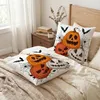 Kissenbezug 45x45 cm Spinnennetz Jack-o'-Lantern Halloween Produktbild-Vorschau 7