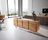 DELIFE Sideboard Kiano 175 cm Akazie Natur 4 Türen V-Fuß Produktbild-Vorschau 1