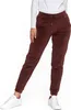 Bequeme Damen-Velours-Trainingsanzughose Mit Hohem Bund Und Produktbild-Vorschau 4