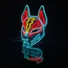 LED Katzenmaske leuchtend Cosplay Halloween Katzenkostüm Produktbild-Vorschau 3