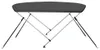Toldo Bimini de 2 arcos gris antracita 150x120x110 cm Vista previa de la imagen del producto 4