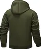 Winterjacke Herren Gefütterte Jacke mit Kapuze Männer Produktbild-Vorschau 2