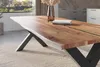 Baumkantentisch Akazie mit schwarzen Resin-Adern Produktbild-Vorschau 3
