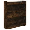Botník kouřový dub 80x21x87,5 cm materiál na bázi dřeva Náhled obrázku produktu 6