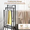 Handtuchhalter, Handtuchständer, Freistehend Produktbild-Vorschau 2