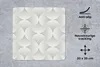 MuchoWow® Mauspad Mousepad Muster - Silber - Retro 20x20 cm Produktbild-Vorschau 3