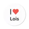 MuchoWow® Mauspad Mousepad Ich liebe - Lois - Mädchen 50x50 Produktbild-Vorschau 1
