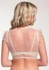 Dirndlbluse Genta Flügelarm weiß 36 Produktbild-Vorschau 5