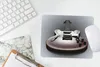 MuchoWow® Mauspad Mousepad Eine dunkelrote E-Gitarre 23x19 Produktbild-Vorschau 5