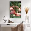 Poster - Poster ohne Rahmen - Palmen Herde Flamingos - Produktbild-Vorschau 5