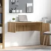vidaXL Wandtisch Artisan-Eiche 100 x 45 x 30 cm Produktbild-Vorschau 3