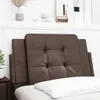 Kopfteil-Kissen "Zadar" Braun 90 cm Kunstleder Produktbild-Vorschau 2