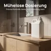 Pumpdispenser 3 l Kunststoff weiß – Nachfüllbarer Flüssigkeitsbehälter Produktbild-Vorschau