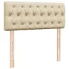 Langlebige Boxspringbett mit Matratze Creme 120x190 cm Produktbild-Vorschau 8