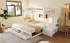 Etagenbett 90x200cm mit Ausziehbett 90/180x190cm, Holzbett Produktbild-Vorschau 19