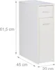 Platzsparender Nischenschrank Weiß, 20 cm breit, 60 cm Produktbild-Vorschau 4