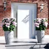 Flow Slim 40 Runder Blumentopf | Weiß Produktbild-Vorschau 3