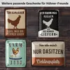 Blechschild HÜHNERSTALL Schild, Hühner Schild, Hühner Deko Produktbild-Vorschau 6