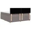 Boxspringbett mit Matratze Taupe 200x200 cm Stoff Produktbild-Vorschau 6