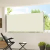 vidaXL Ausziehbare Seitenmarkise 117×314 cm Creme Produktbild-Vorschau 3