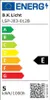 An energy efficiency label for a light bulb. Anteprima dell’immagine prodotto